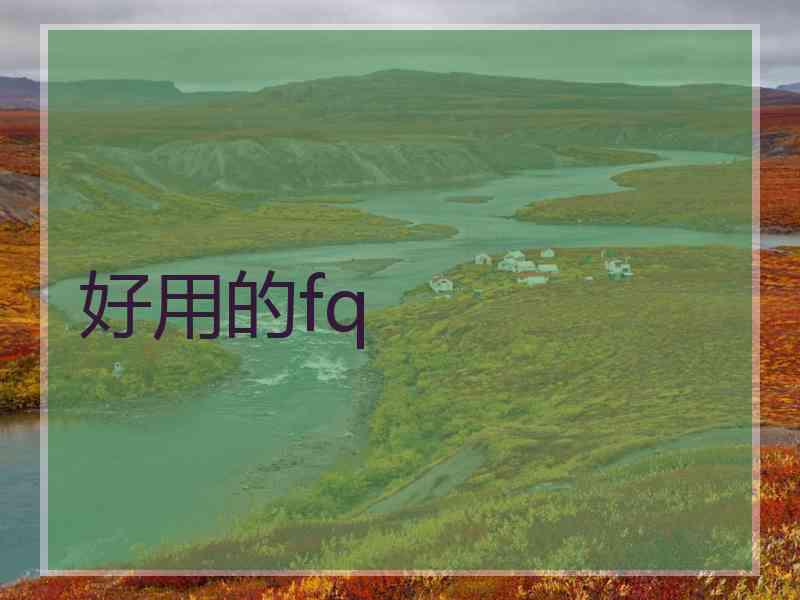好用的fq