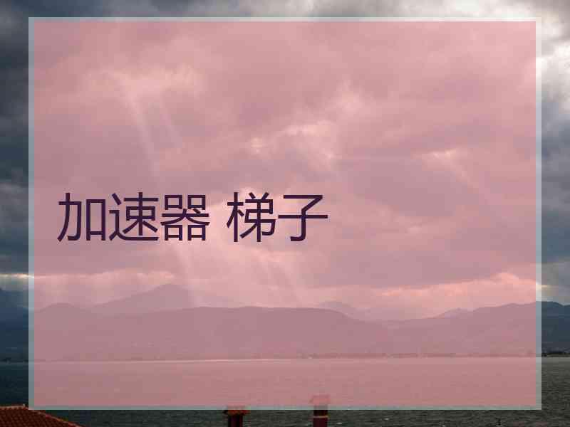 加速器 梯子