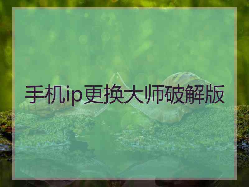手机ip更换大师破解版