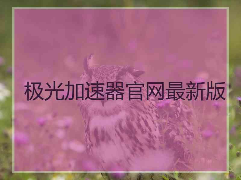 极光加速器官网最新版