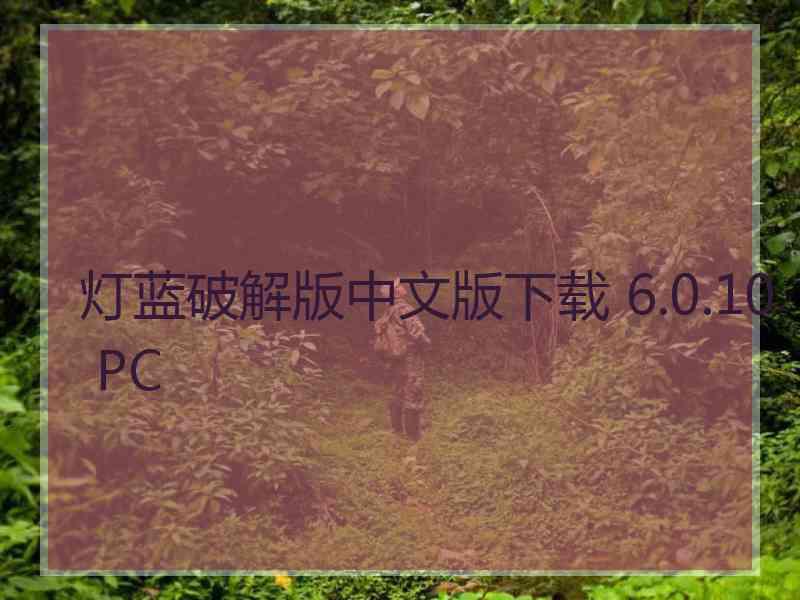 灯蓝破解版中文版下载 6.0.10 PC