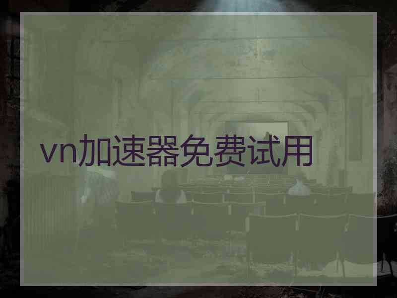 vn加速器免费试用