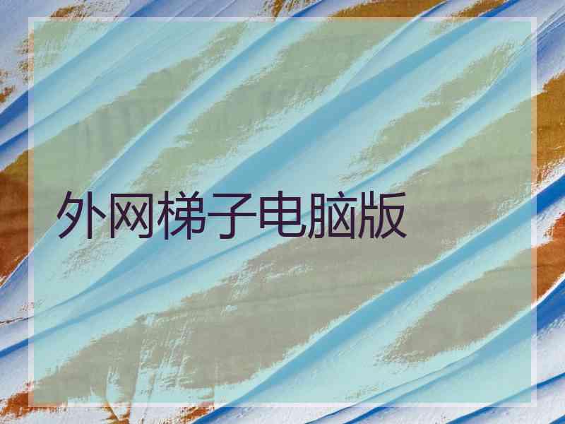 外网梯子电脑版