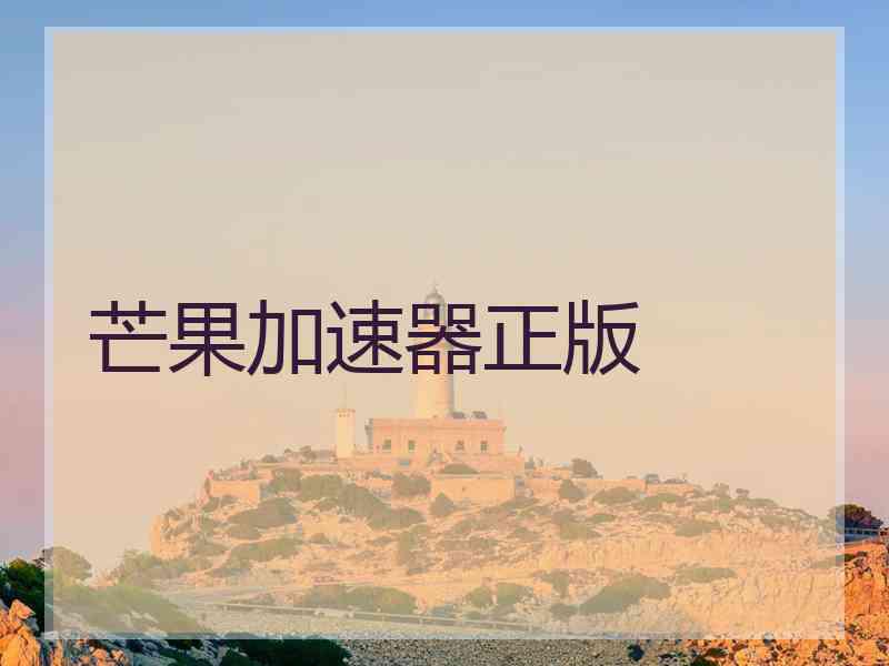 芒果加速器正版
