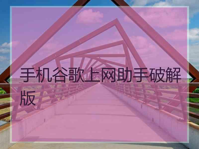 手机谷歌上网助手破解版