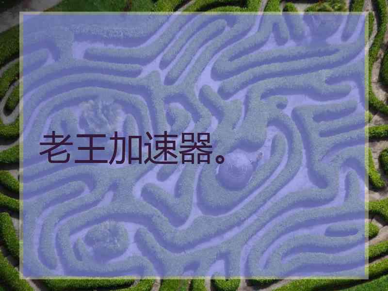 老王加速器。