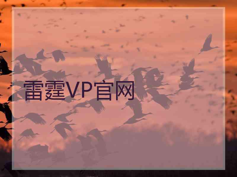 雷霆VP官网
