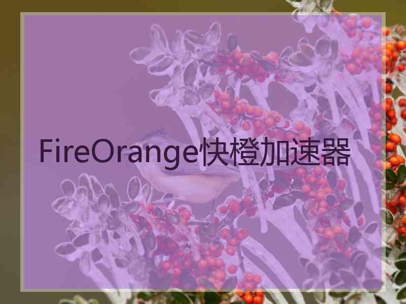FireOrange快橙加速器