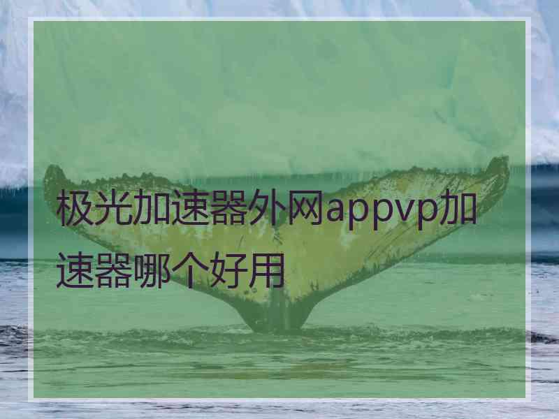 极光加速器外网appvp加速器哪个好用