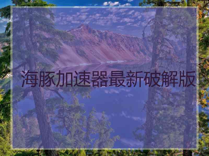 海豚加速器最新破解版