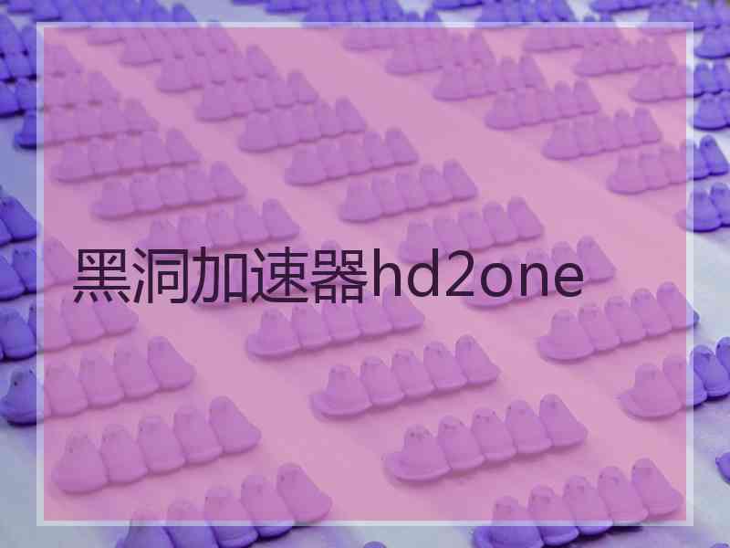 黑洞加速器hd2one