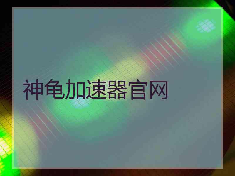神龟加速器官网