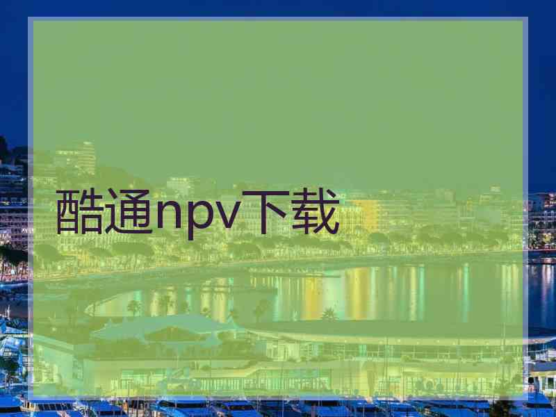 酷通npv下载