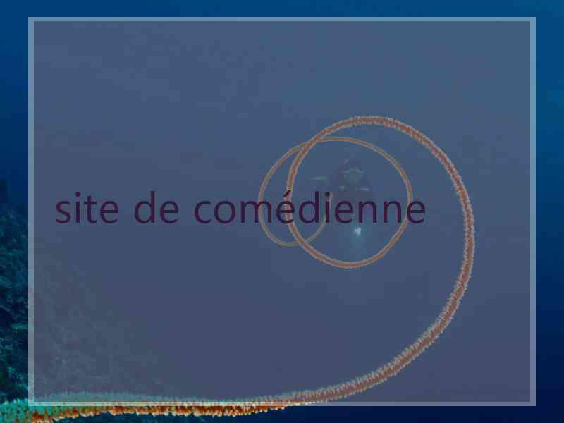 site de comédienne