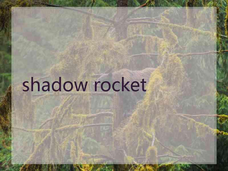 shadow rocket