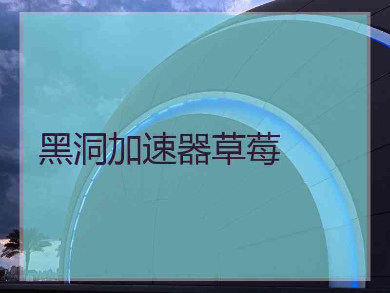 黑洞加速器草莓