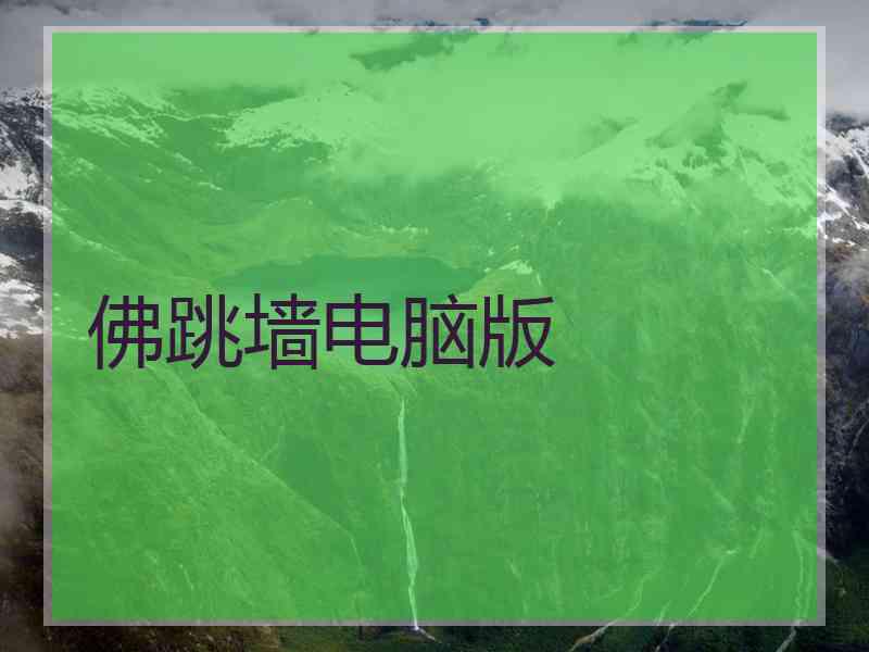 佛跳墙电脑版