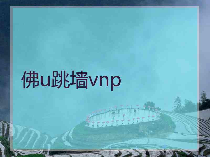 佛u跳墙vnp