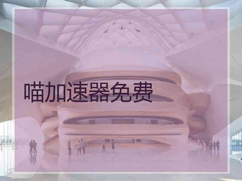 喵加速器免费