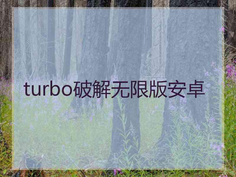 turbo破解无限版安卓