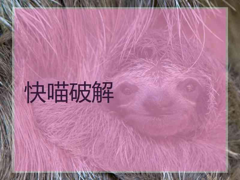 快喵破解