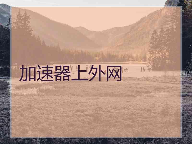 加速器上外网