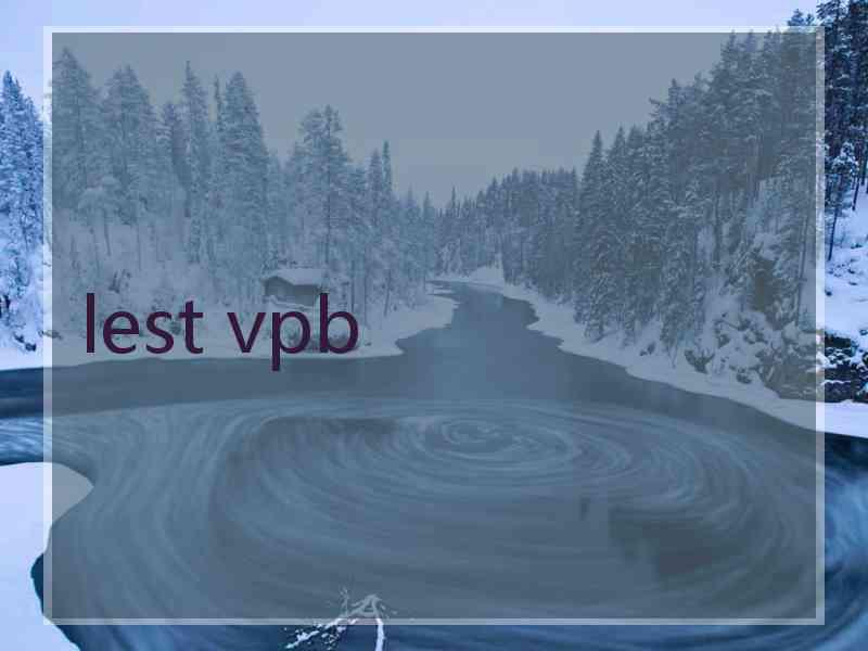 lest vpb