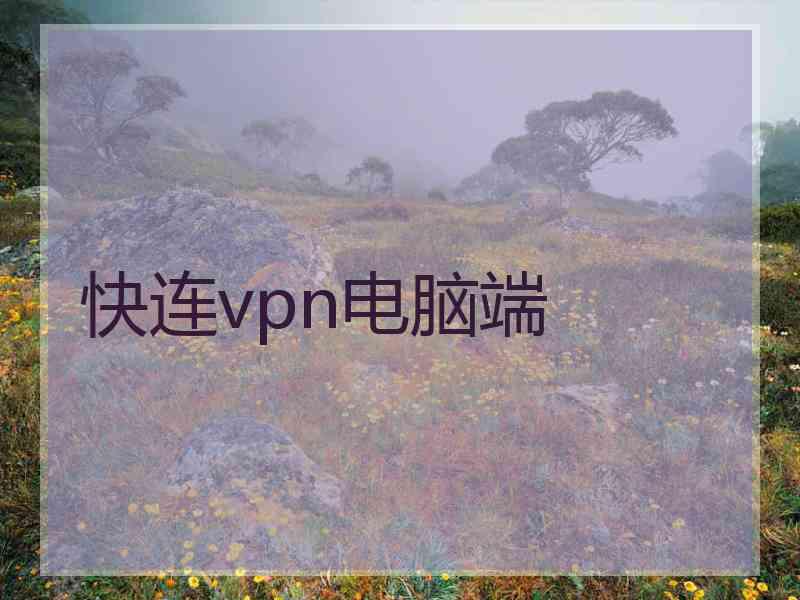 快连vpn电脑端