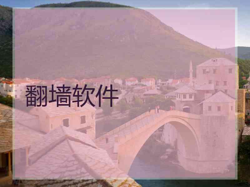 翻墙软件