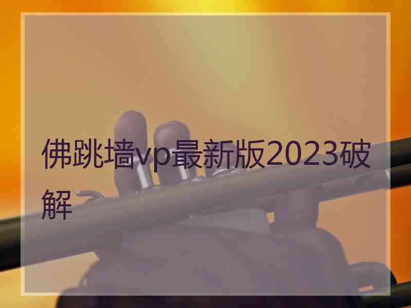 佛跳墙vp最新版2023破解