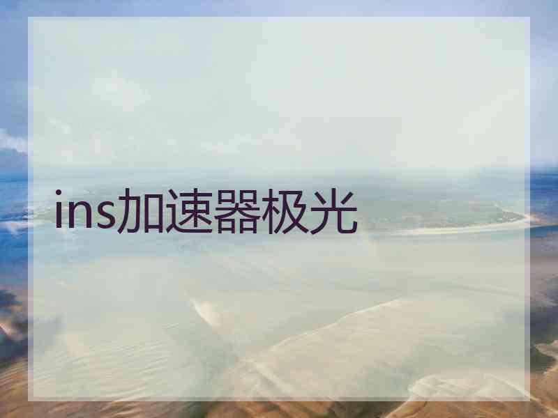 ins加速器极光