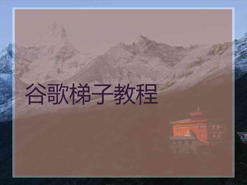 谷歌梯子教程