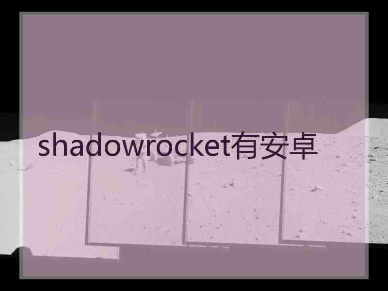 shadowrocket有安卓