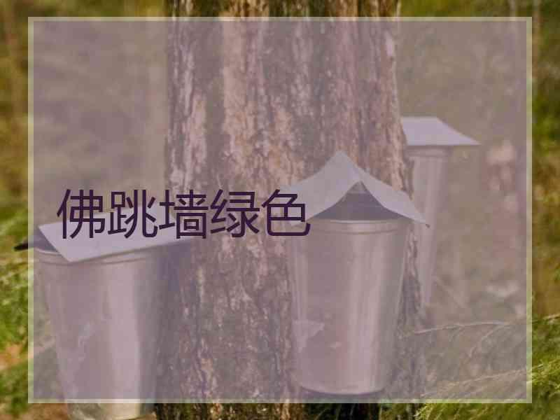 佛跳墙绿色