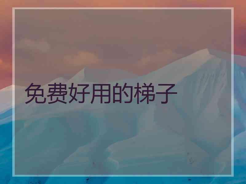 免费好用的梯子