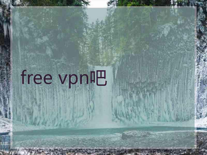 free vpn吧