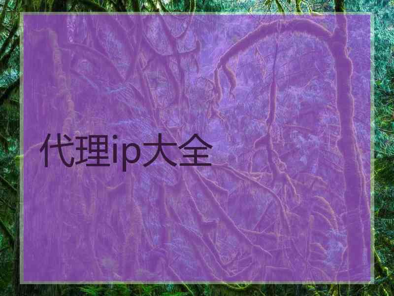 代理ip大全