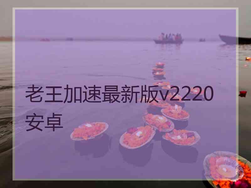 老王加速最新版v2220安卓