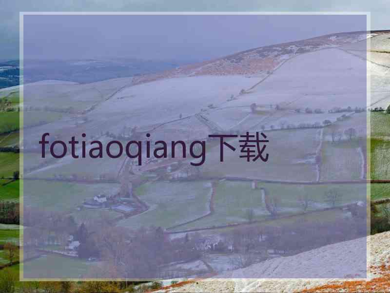 fotiaoqiang下载
