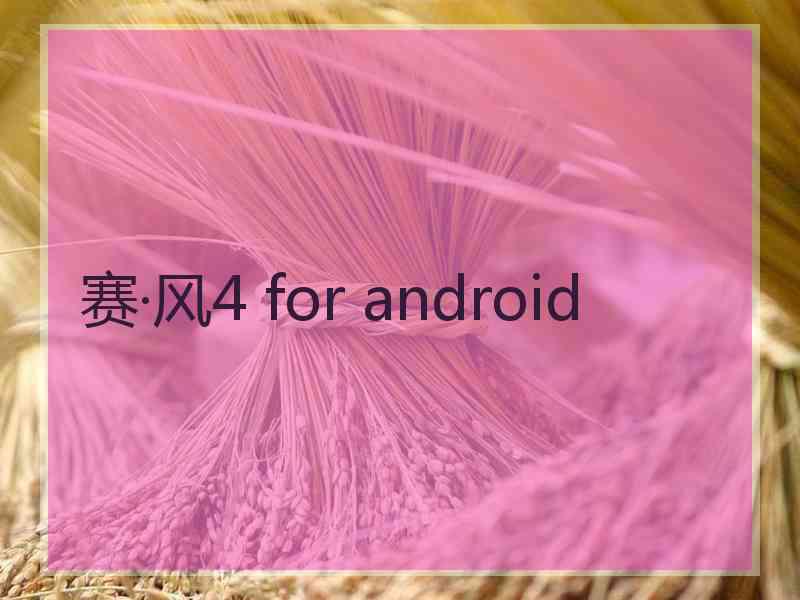 赛·风4 for android
