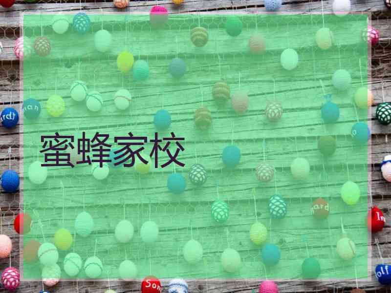蜜蜂家校