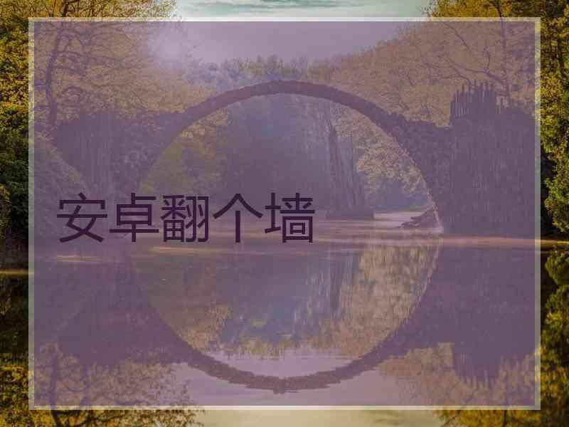 安卓翻个墙