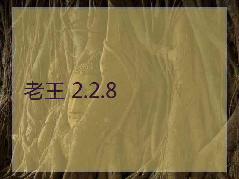 老王 2.2.8