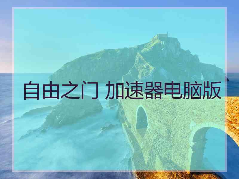 自由之门 加速器电脑版