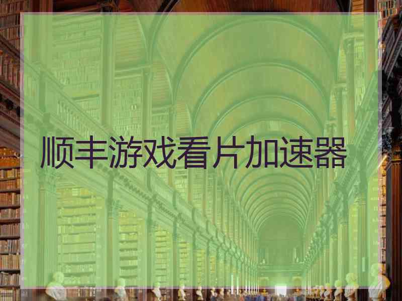 顺丰游戏看片加速器
