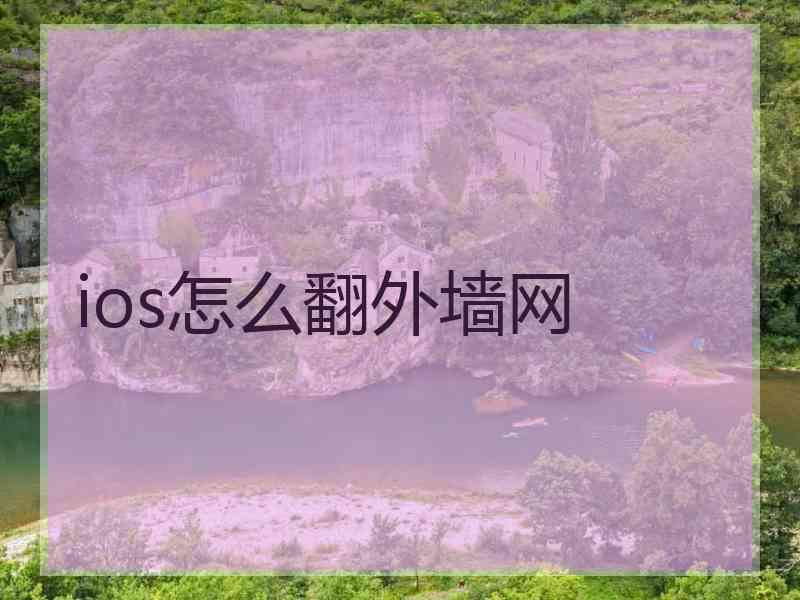 ios怎么翻外墙网