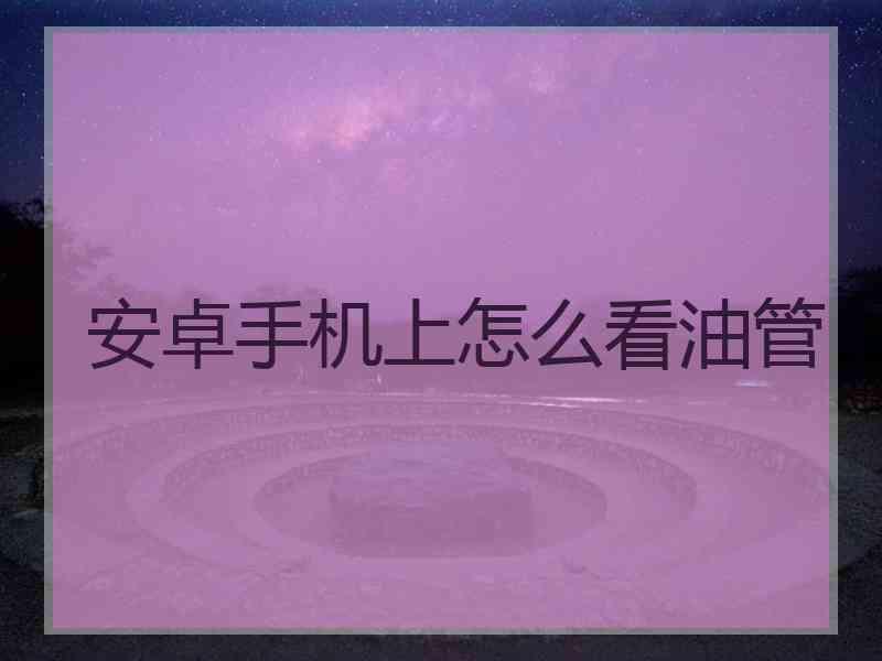 安卓手机上怎么看油管