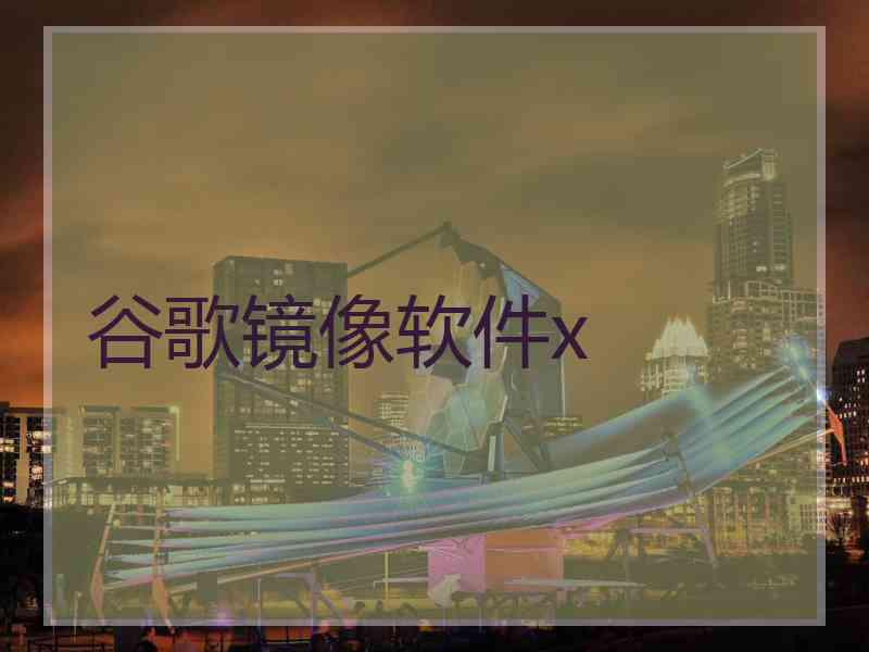 谷歌镜像软件x
