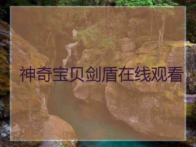 神奇宝贝剑盾在线观看