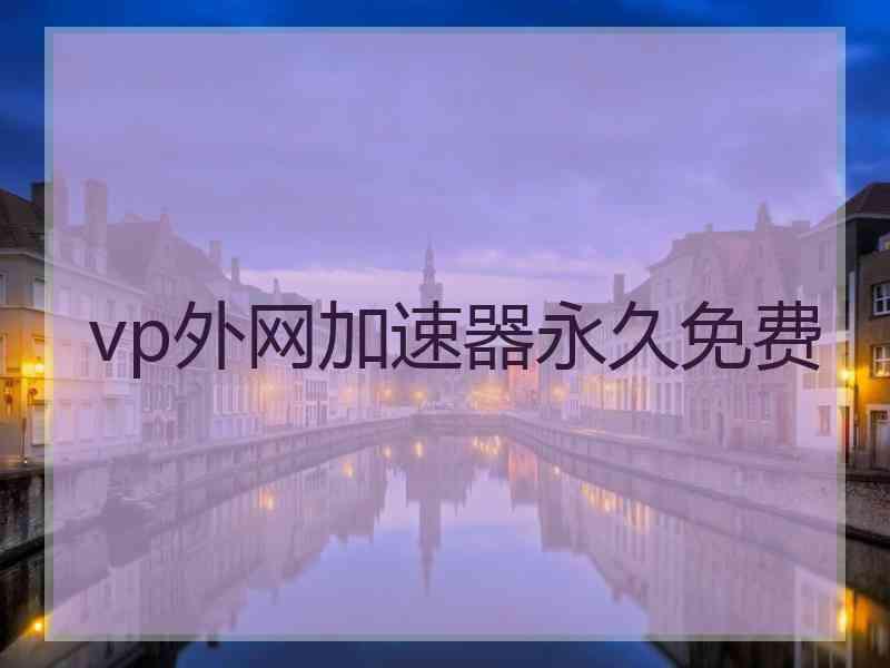 vp外网加速器永久免费